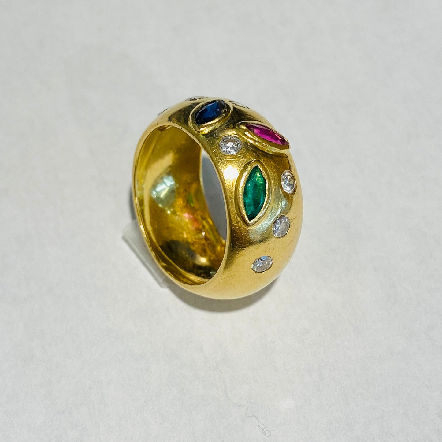 Bague en Or Jaune 18K Taille-52