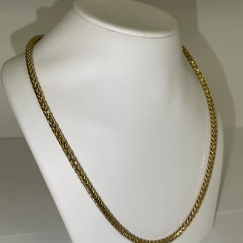 Collier Ras du Cou en Or Jaune 18K 12.12 Grs