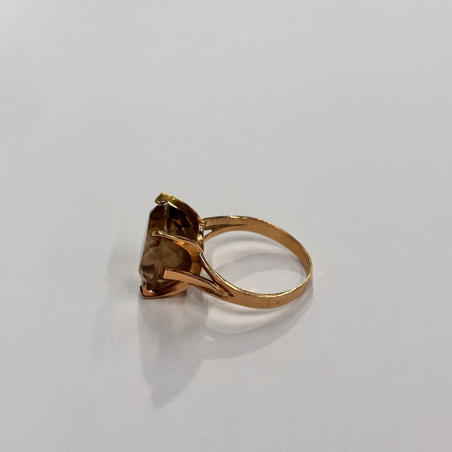 Solitaire en Or Jaune 18K Taille-54