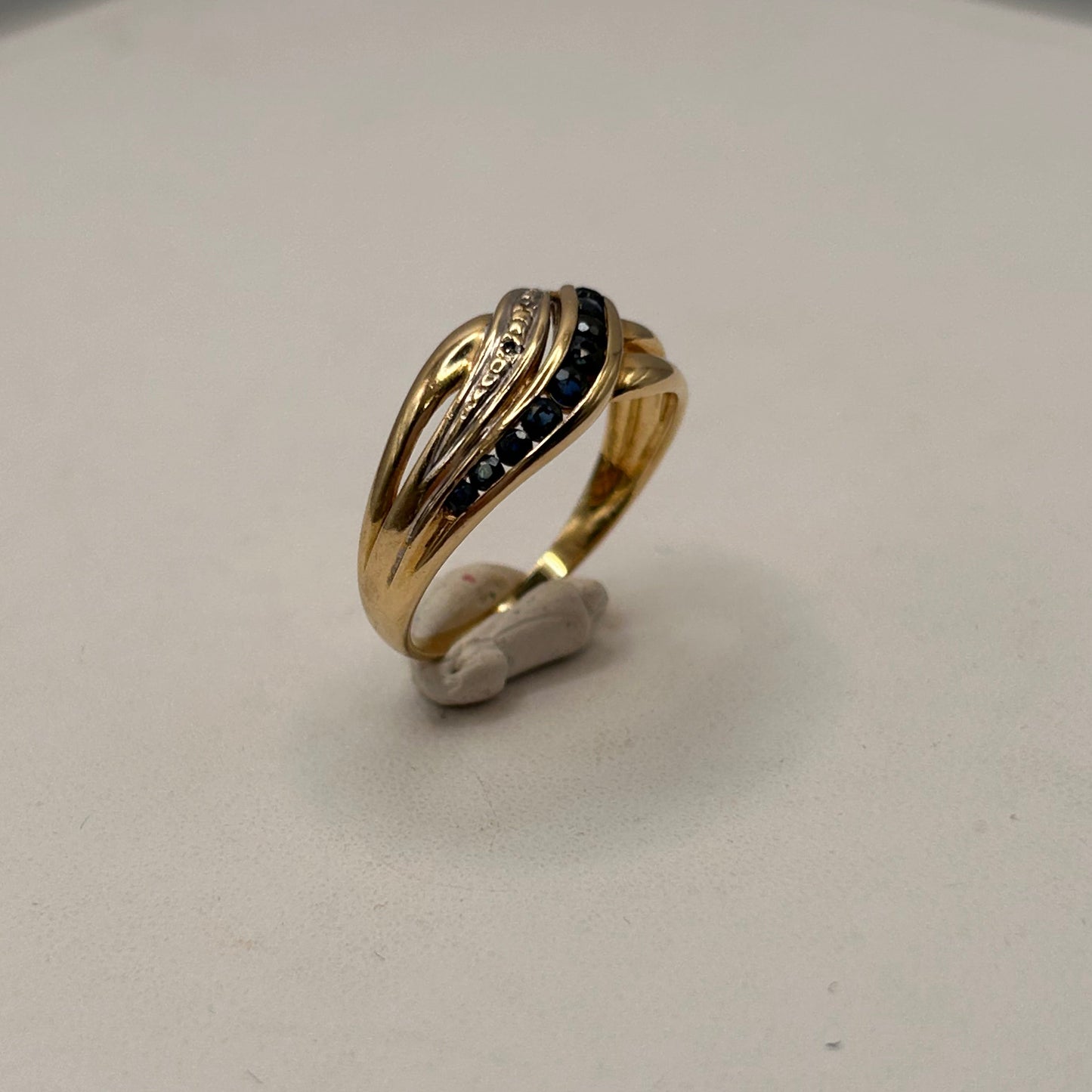 Bague en or jaune 18K Taille-55