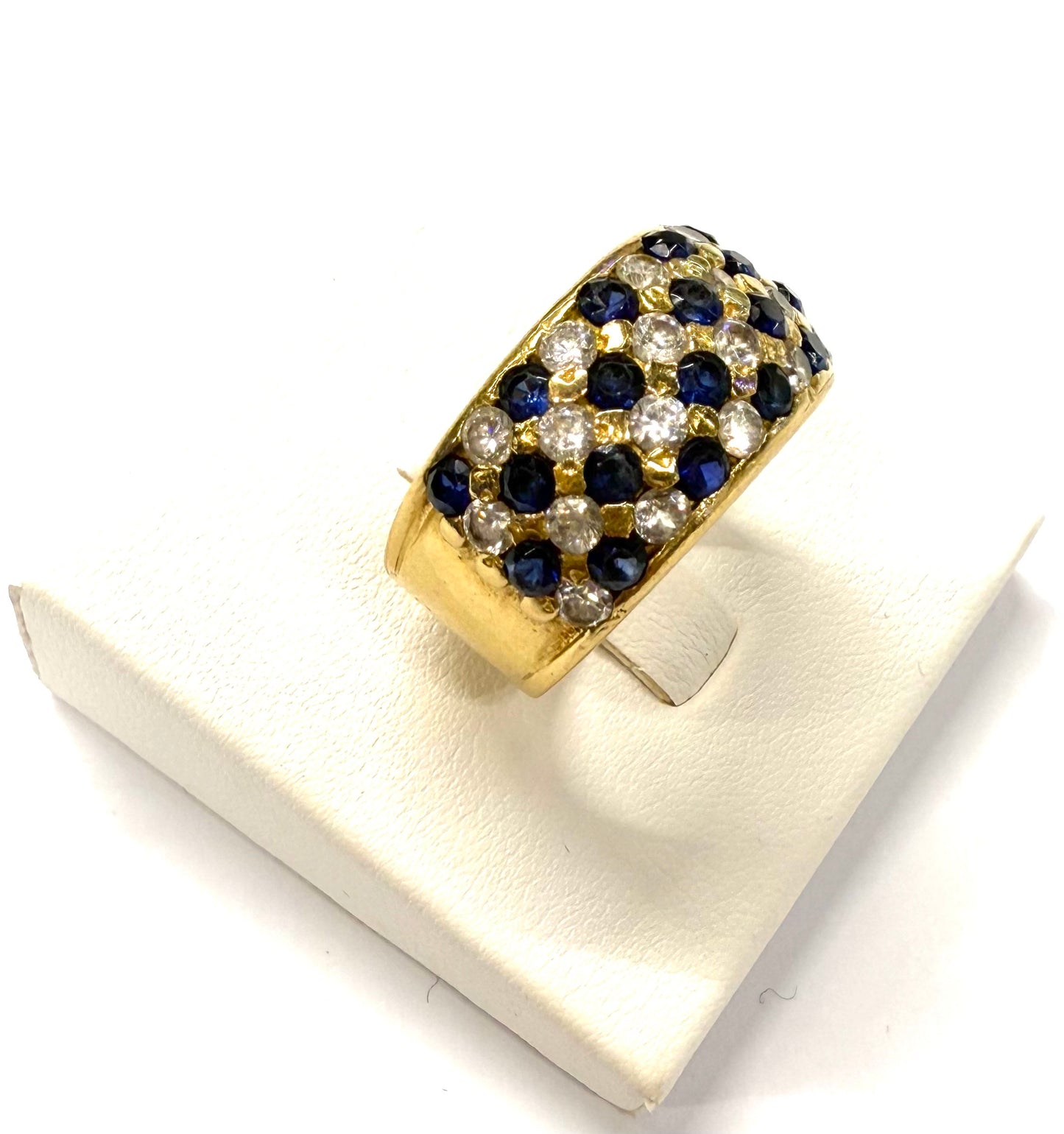 Bague en or jaune 18k Taille-57