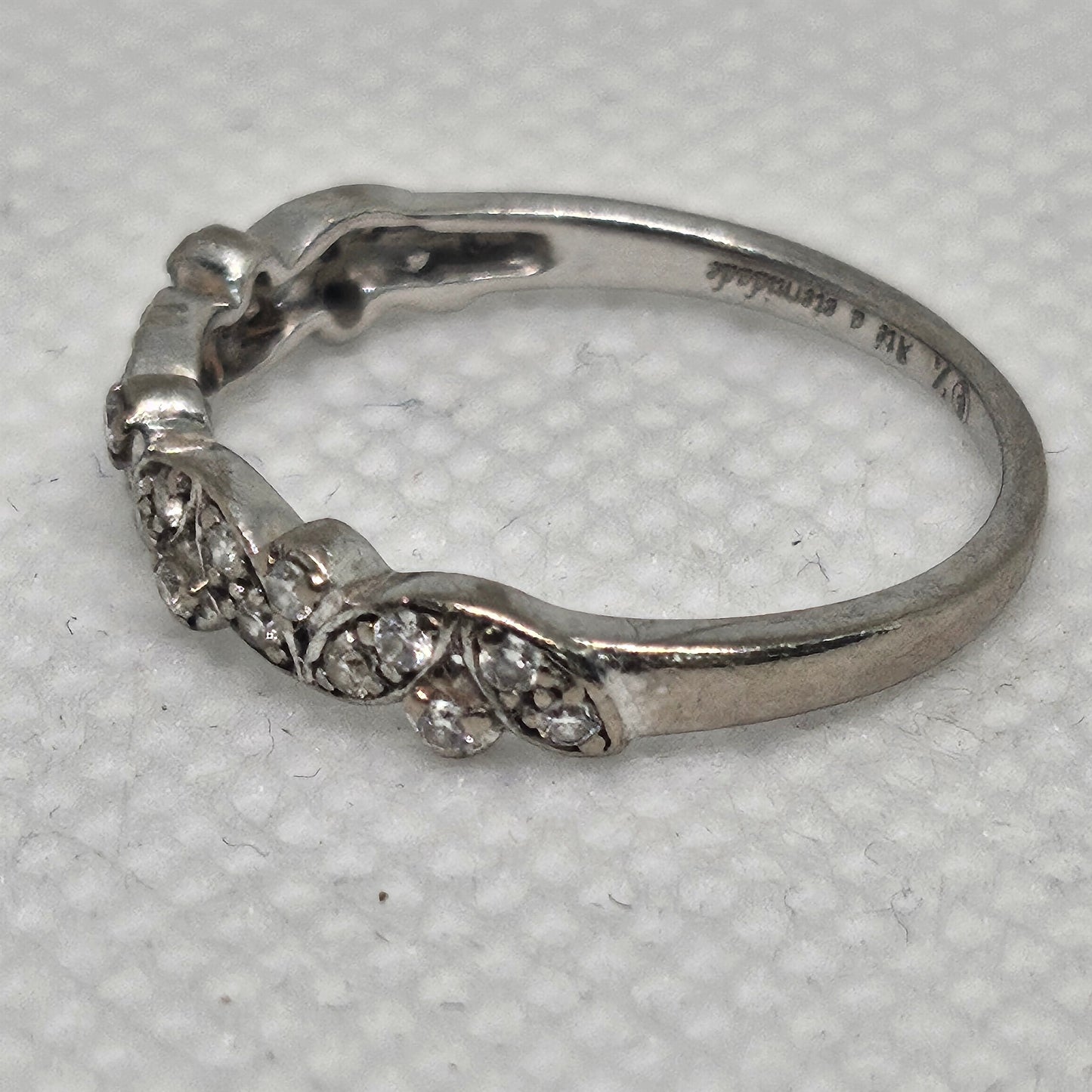 Bagues Or Gris avec 23 Diamants Taille - 50