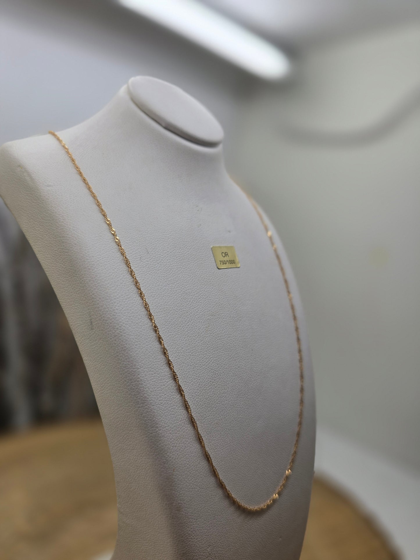 Collier Matinée en Or Jaune 18K 1 Grs