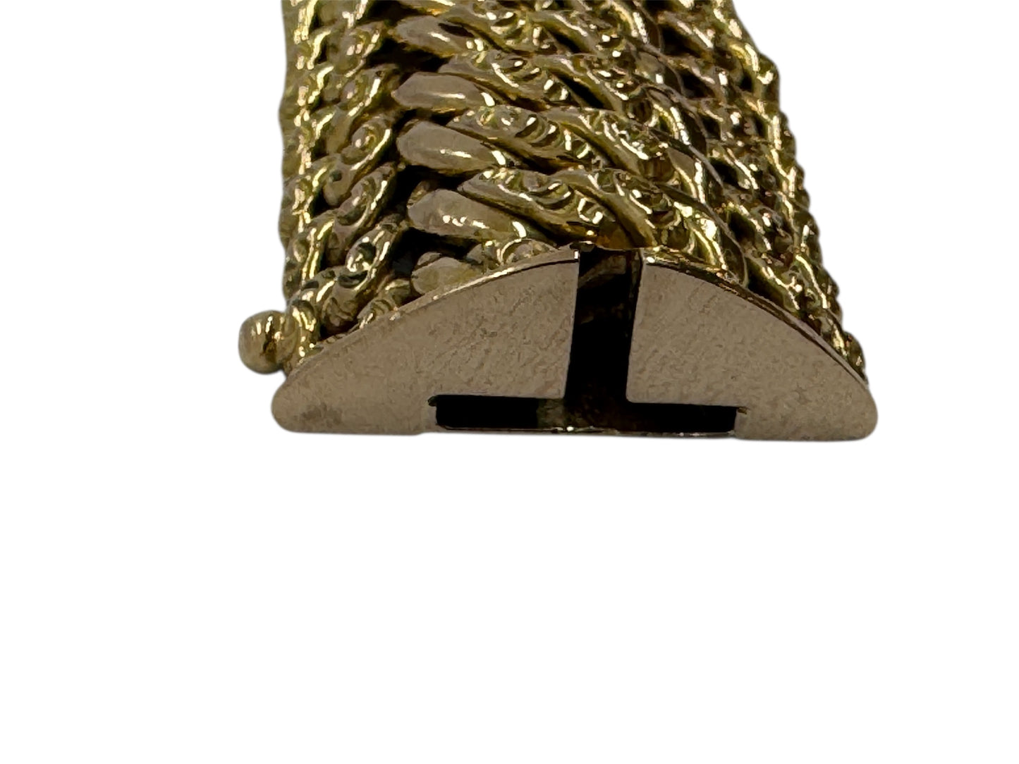 Bracelet Manchette Or Jaune 18K 45.81 Grs