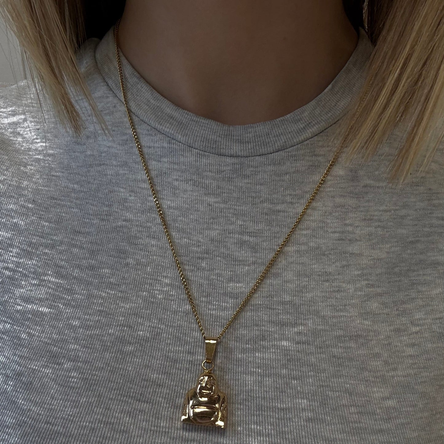 Pendentif Solitaire Or Jaune 18K 14.94 Grs
