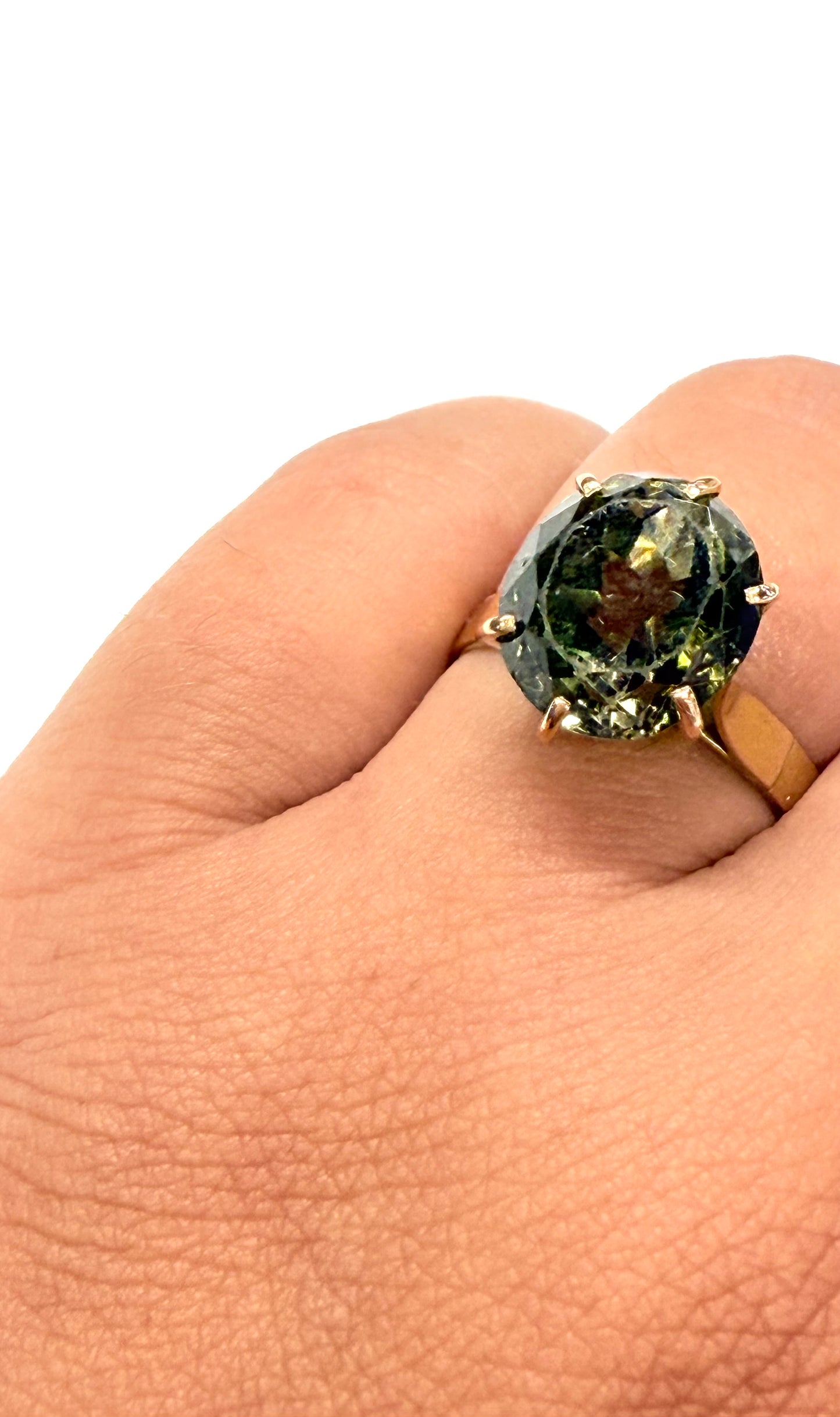 Bague Or Jaune avec Jade