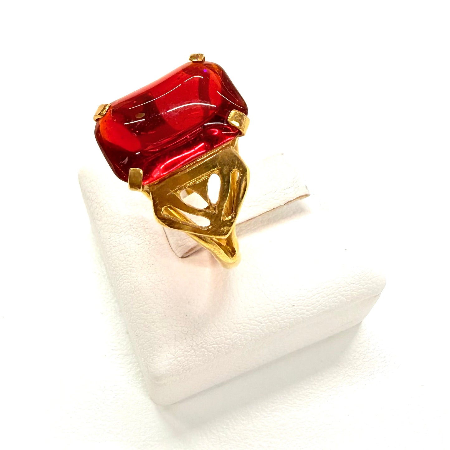 Bague en or jaune 18k Taille-56