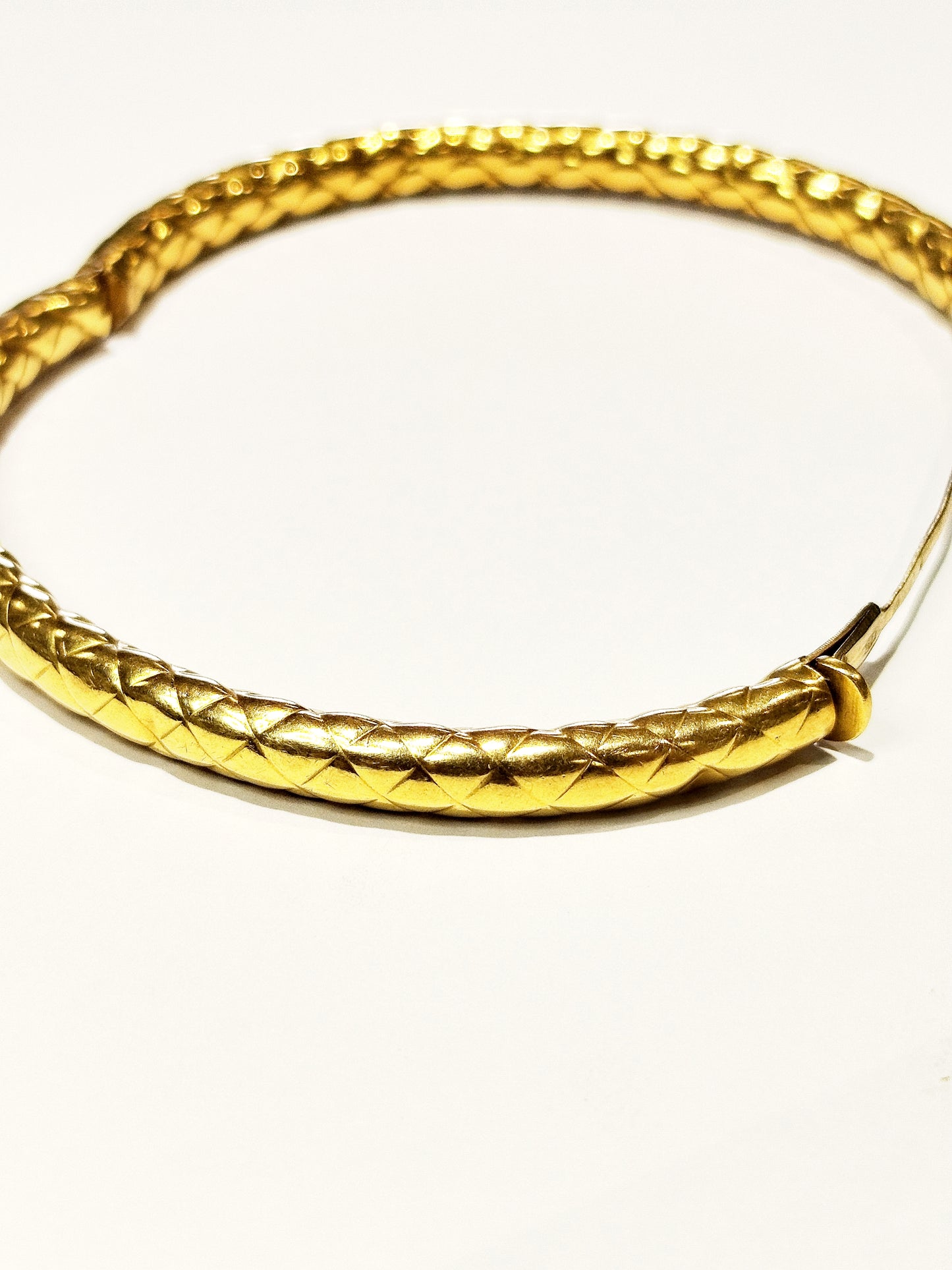 Bracelet Jonc en Or Jaune 18K 12.66 Grs
