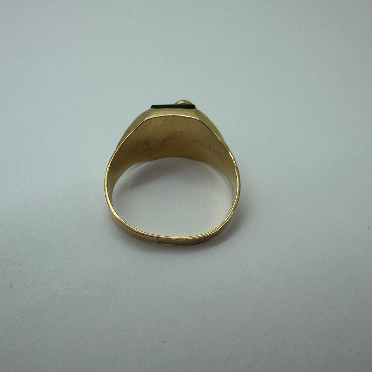 Chevalière en or jaune 18K Taille-58