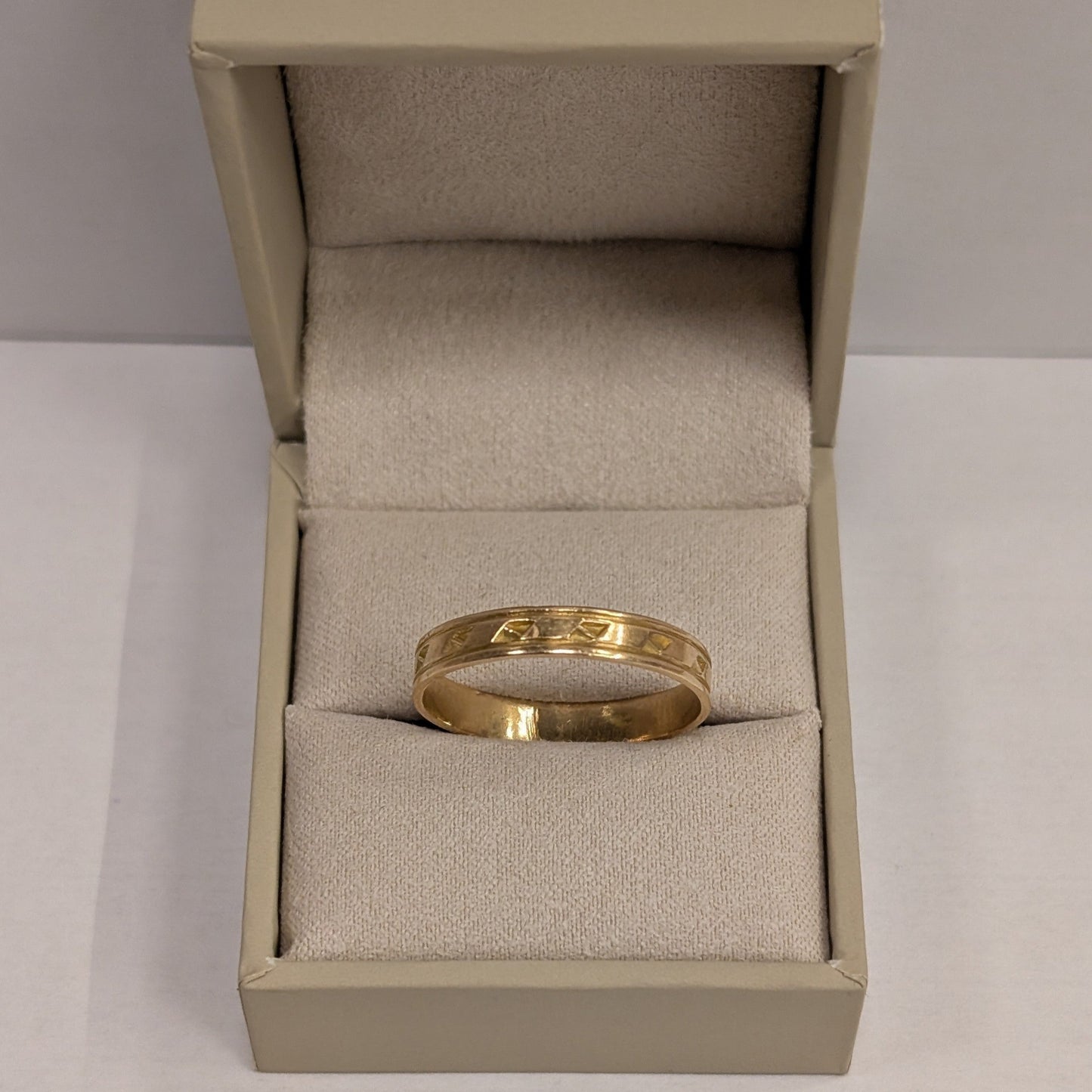 Bagues Alliance en Or Jaune 18K Taille-64