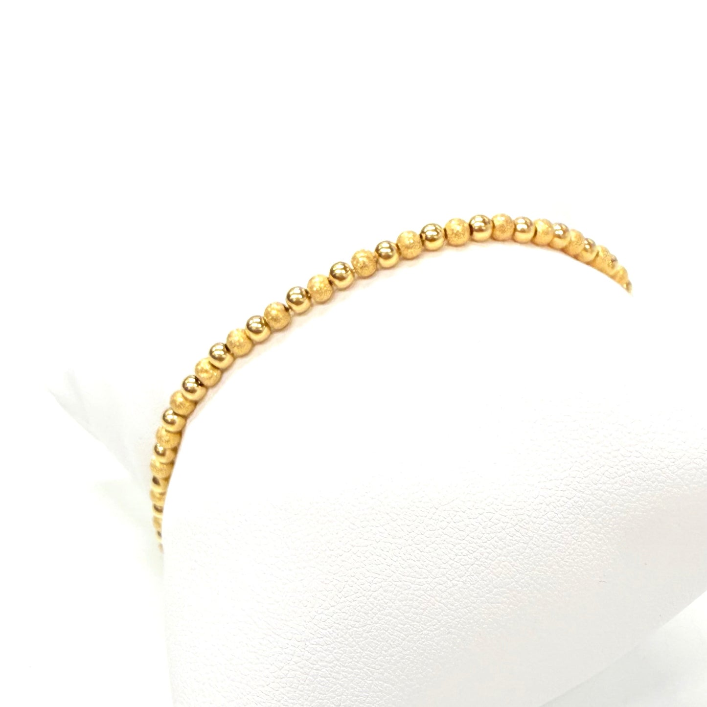 Bracelet Boule Or Jaune 18k 3.22 Grs