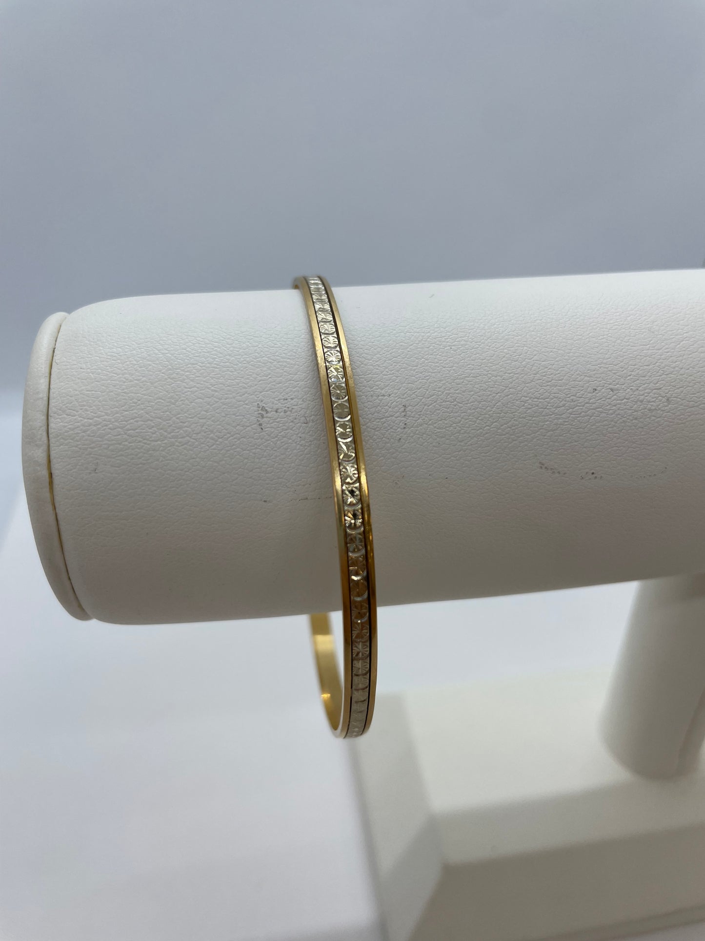 Bracelet Semainier en Or jaune et or Blanc 18K 11.81 Grs
