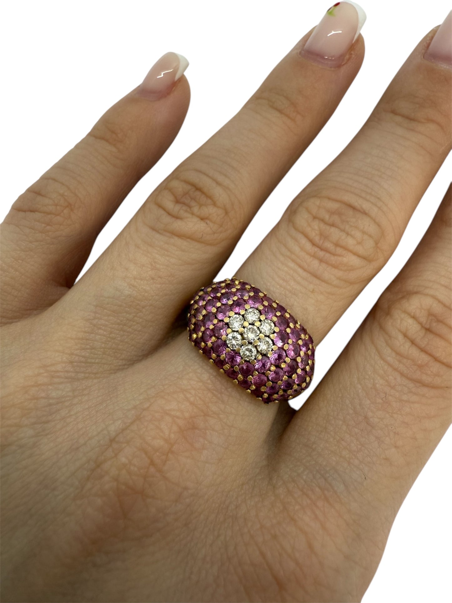 Bague en Or Jaune avec Oxyde de Zirconium