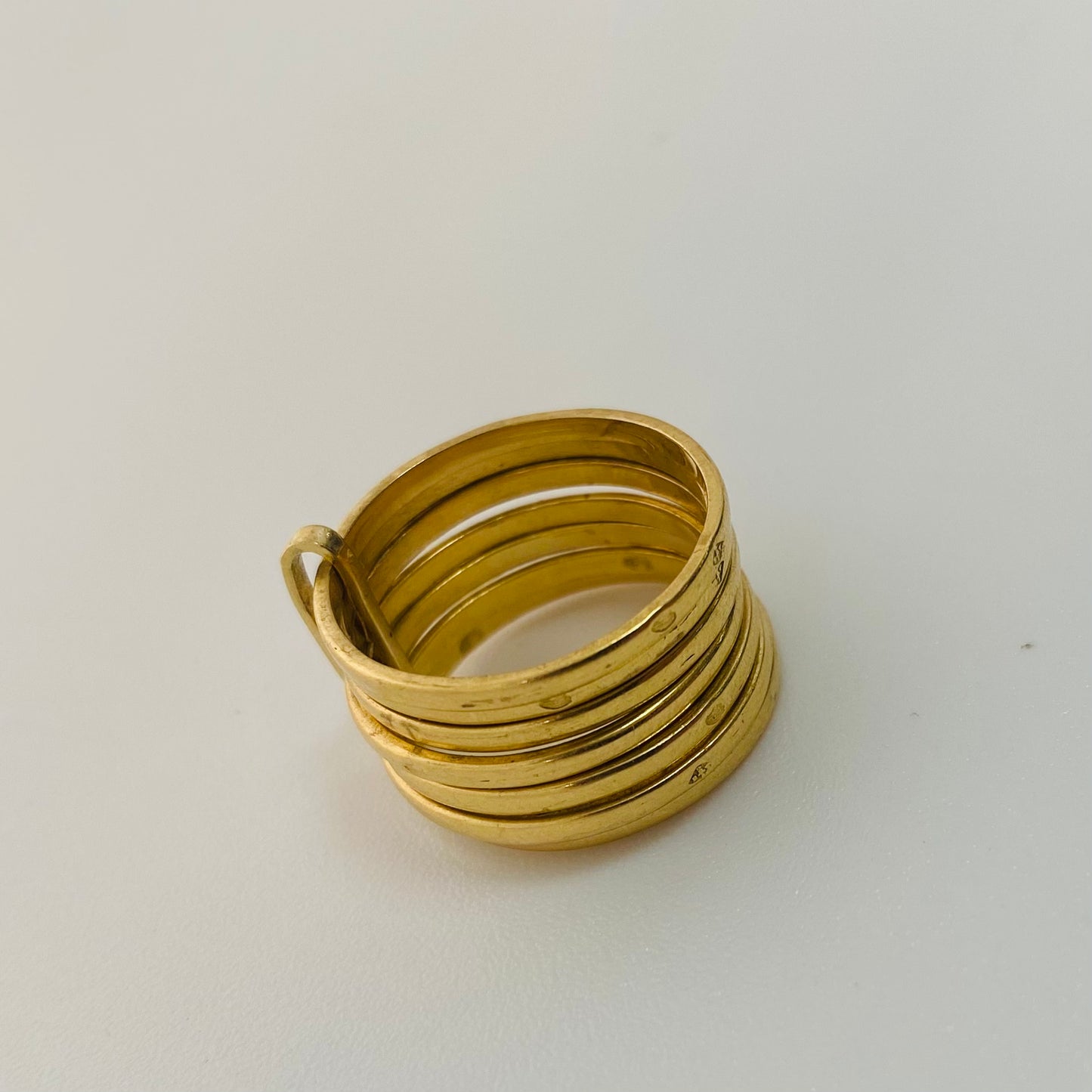 Bagues Semainier Or Jaune 18K Tête d'Aigle