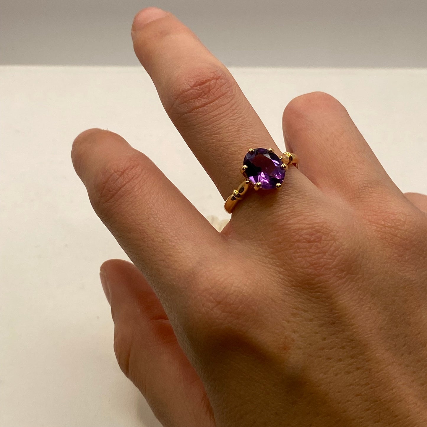 Bague en or jaune 18K Taille-57