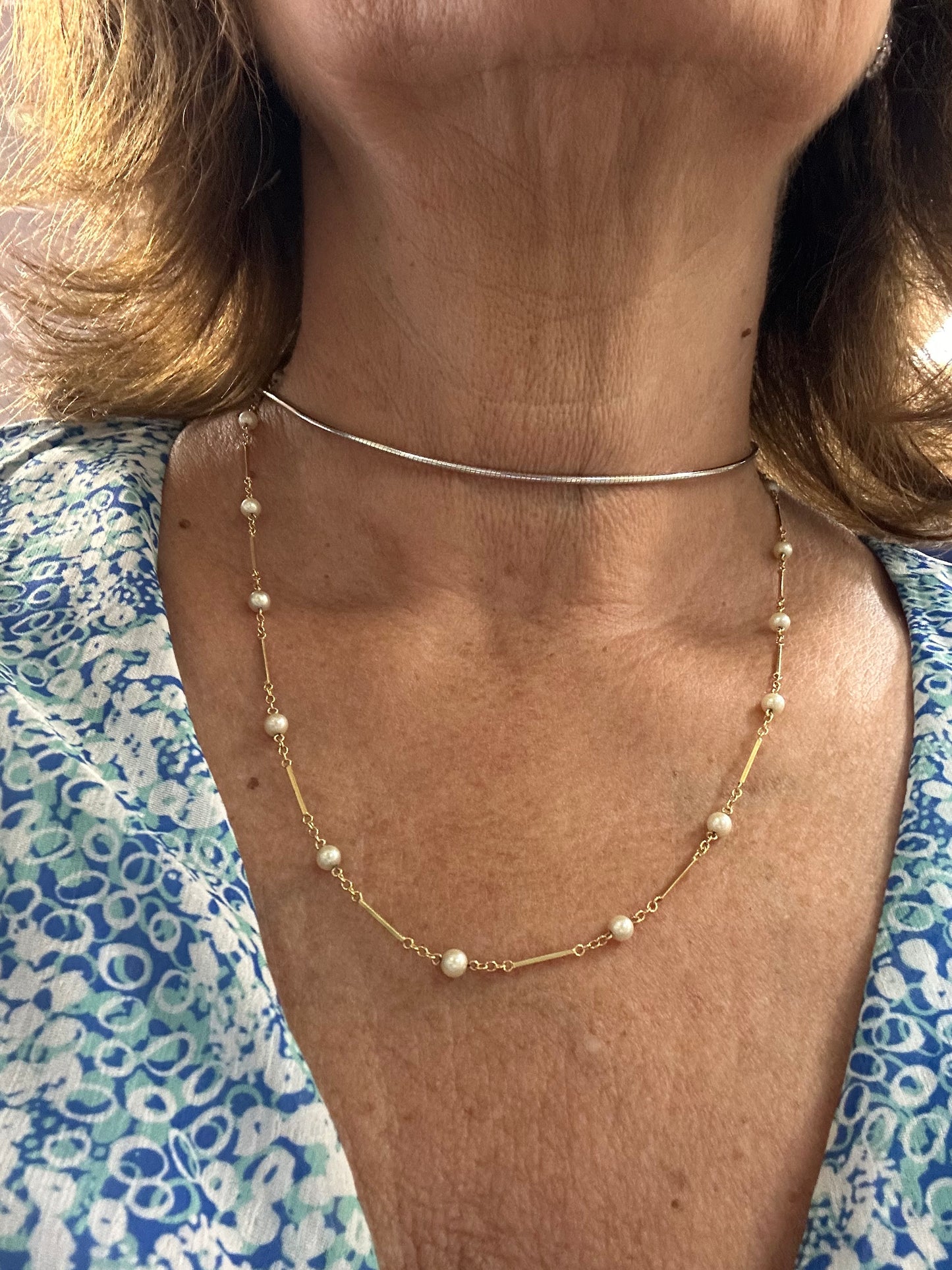 Collier en or jaune 18K 5.25 Grs