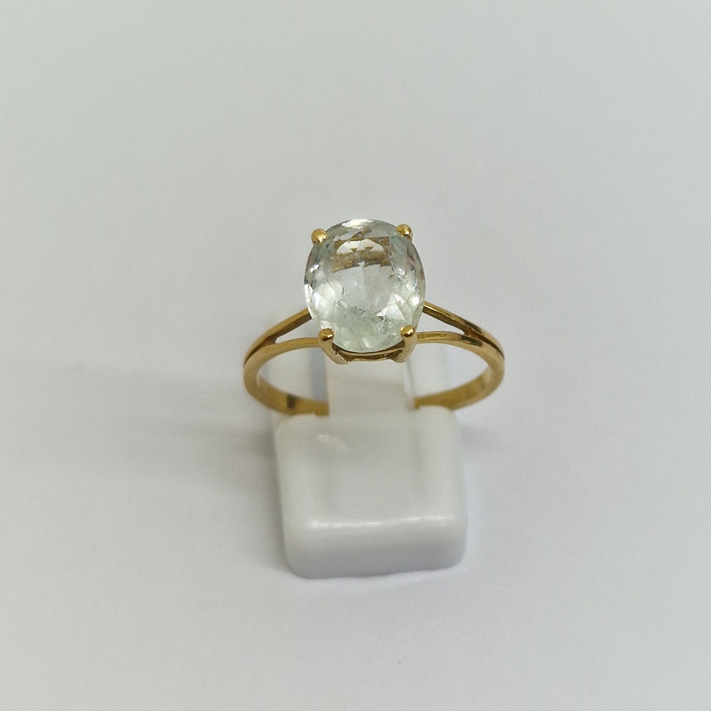 Solitaire en Or jaune 18K Taille-56