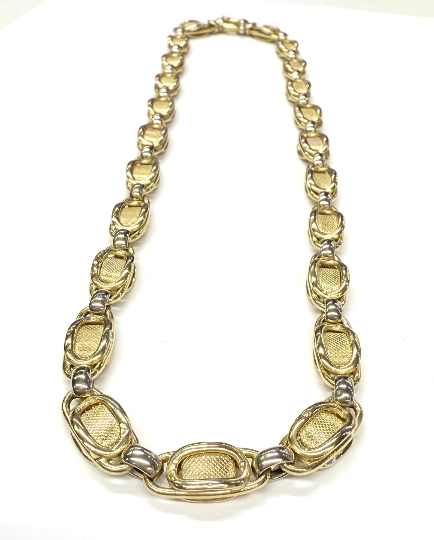 Collier Ras du Cou en 2 Ors 18K