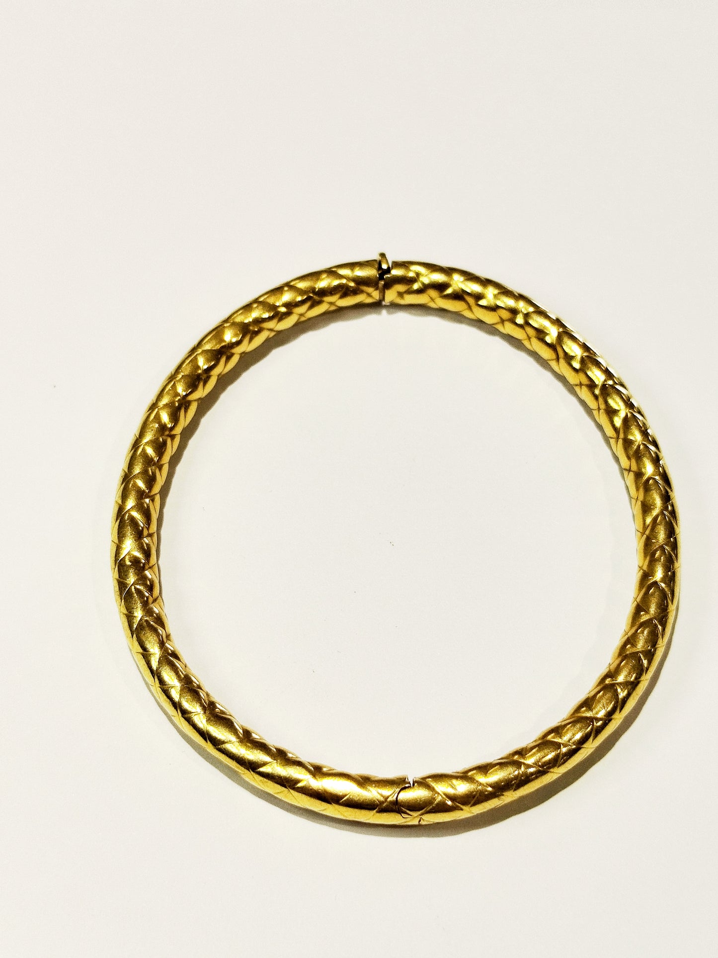 Bracelet Jonc en Or Jaune 18K 12.66 Grs