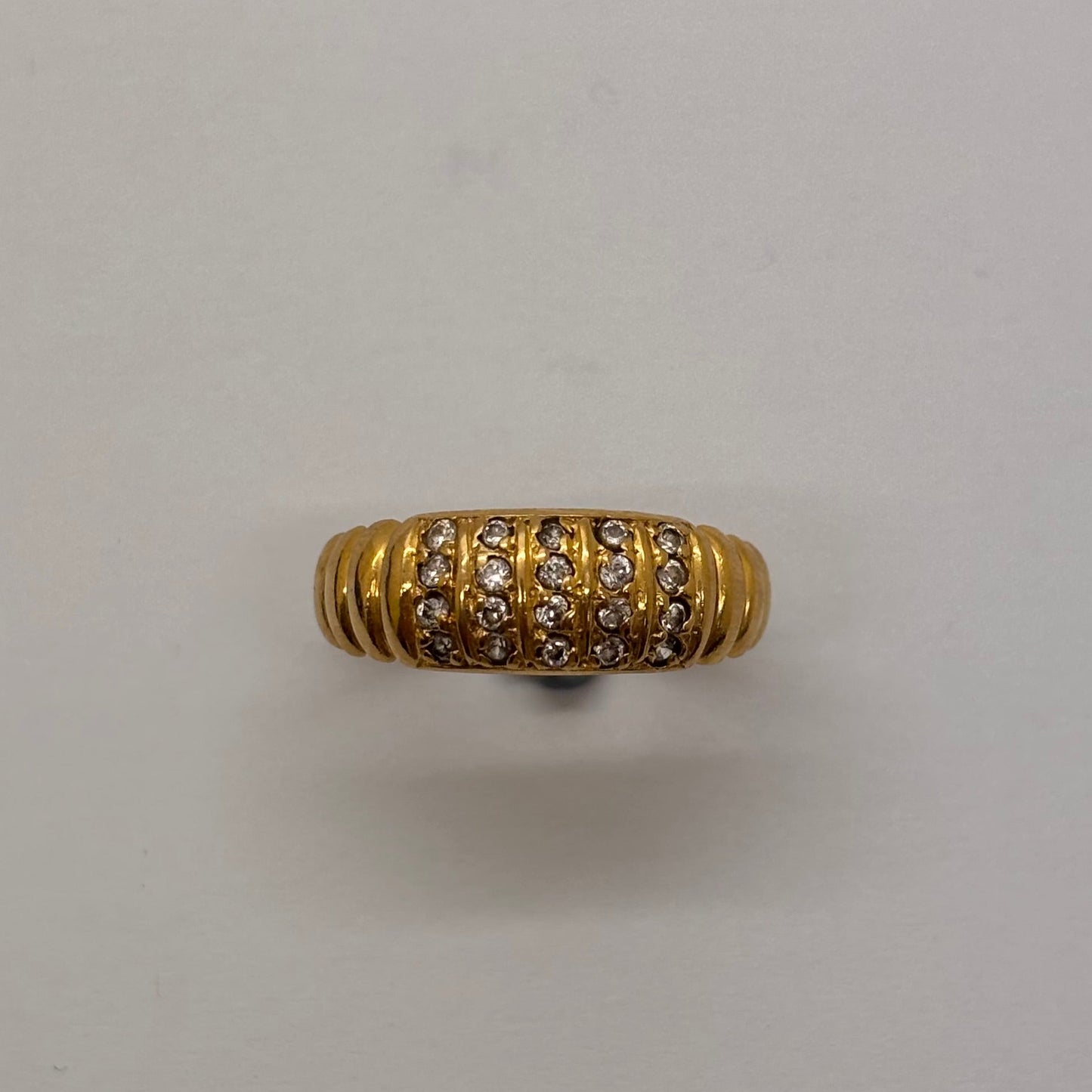 Bague en Or Jaune 18K Taille-56