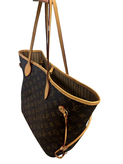 Sac à main Louis Vuitton Nerverfull MM en cuir marron