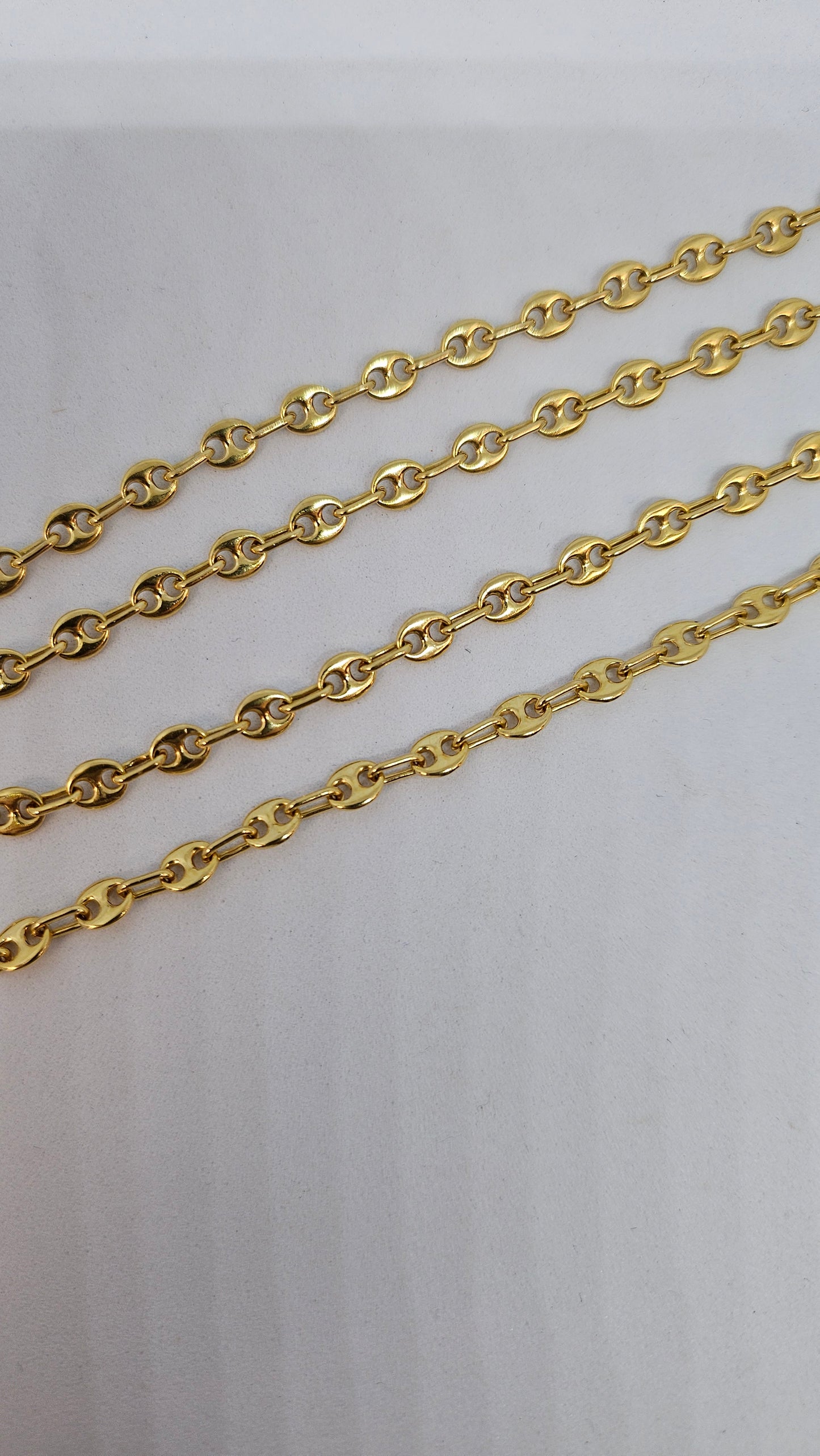 Collier Matinée Grains de Café en Or Jaune 18K