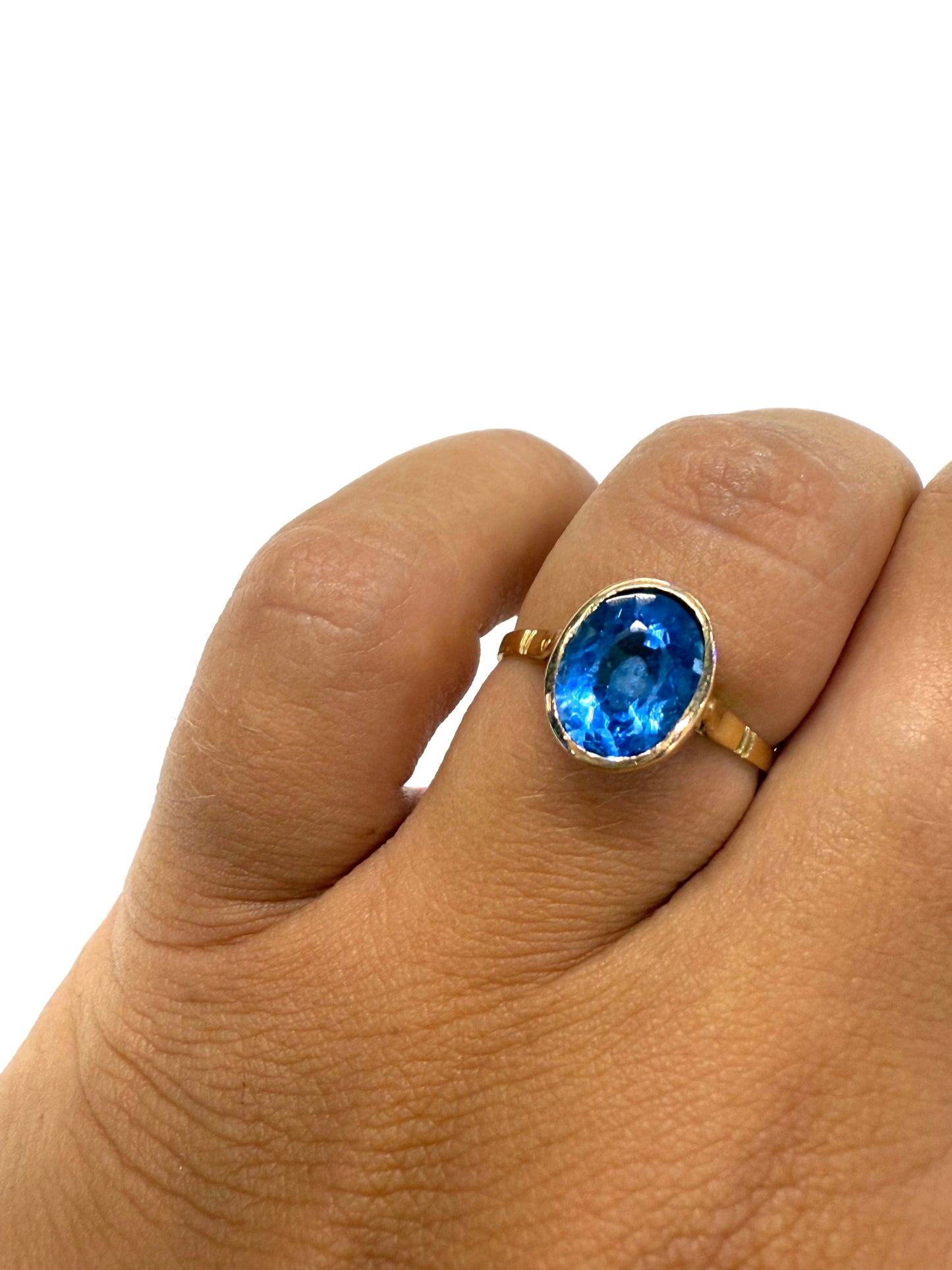 Bague en Or Jaune 18k Taille-53