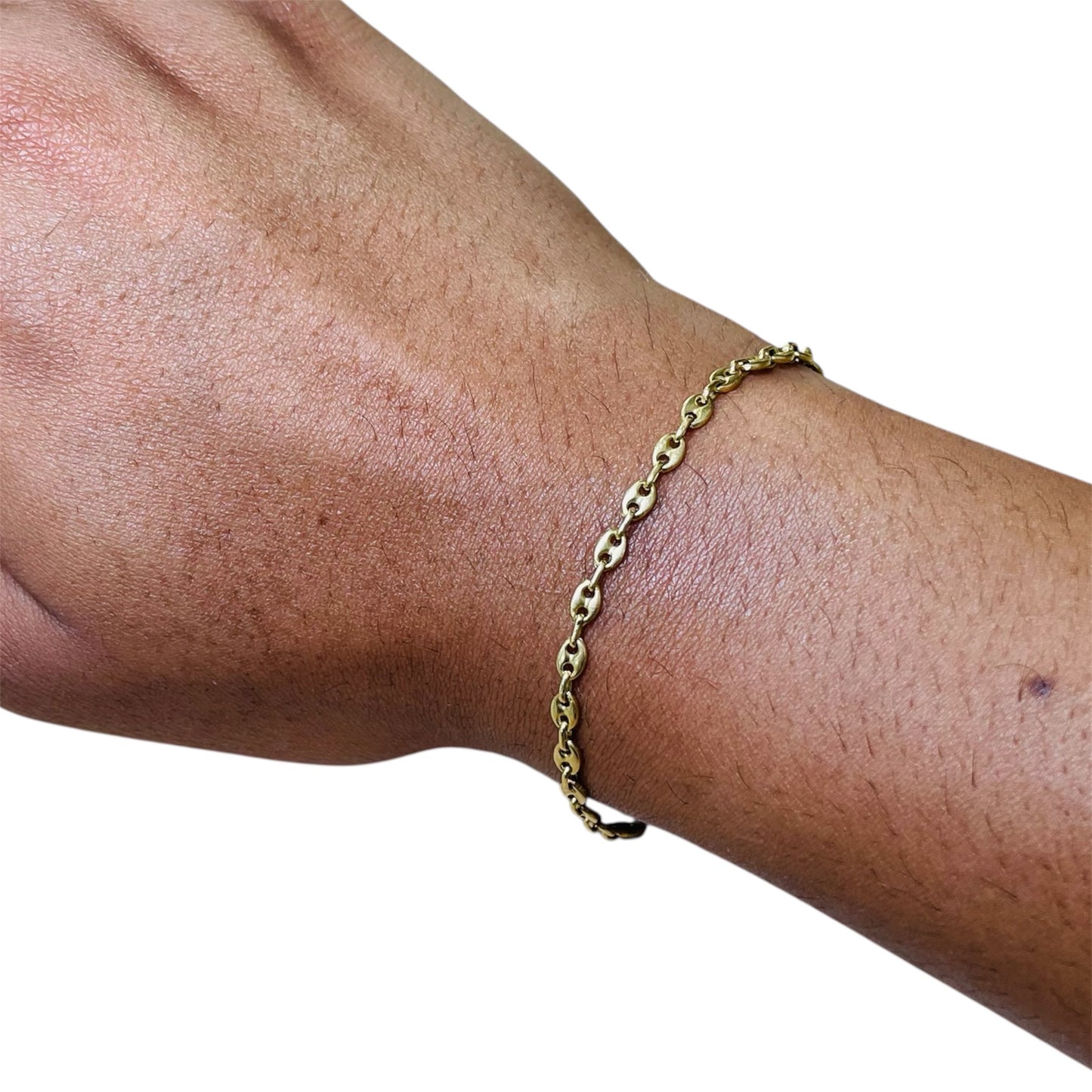 Bracelet Maillon en Or Jaune 18K 4.86 Grs