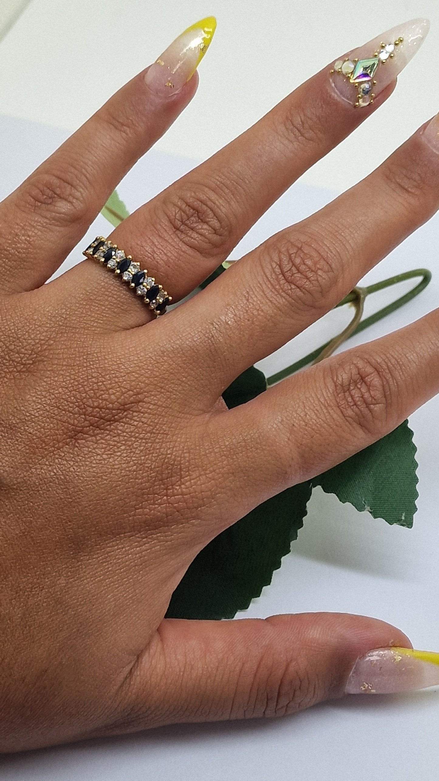 Bague en Or Jaune 18K Taille-53