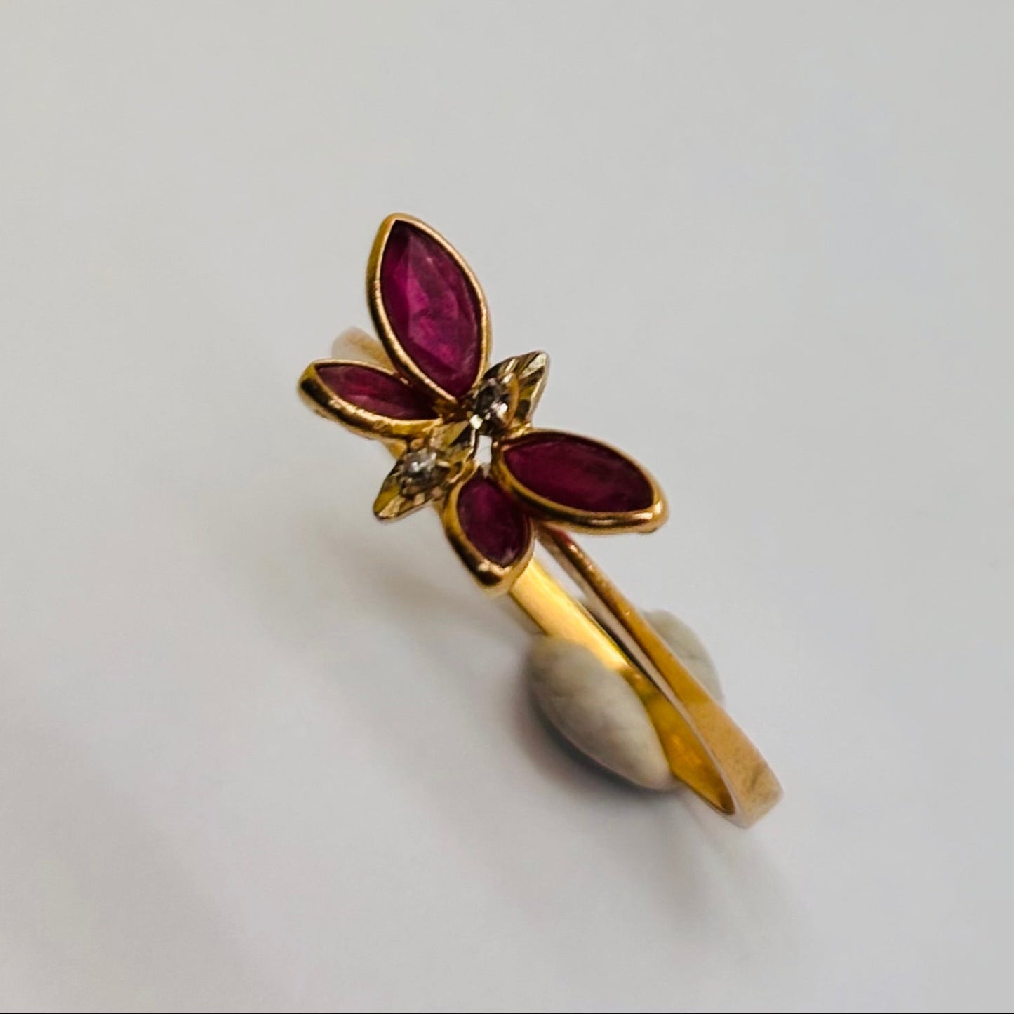 Bague en or jaune 18K Taille-57