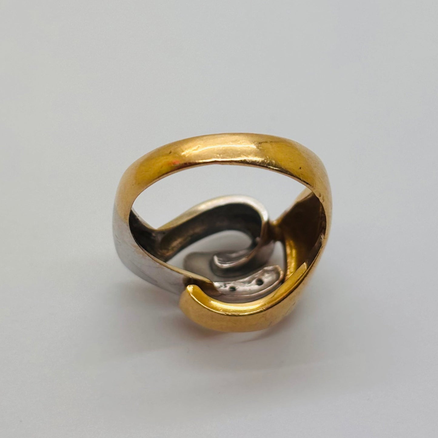 Bague en or 18K avec diamants Taille-52