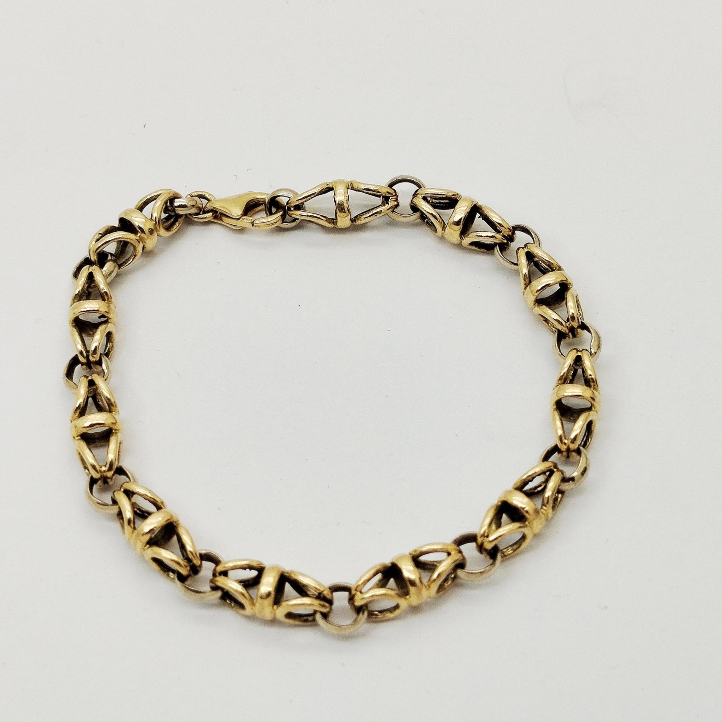 Bracelet Fantaisie en Or Jaune 18K 17.37 Grs