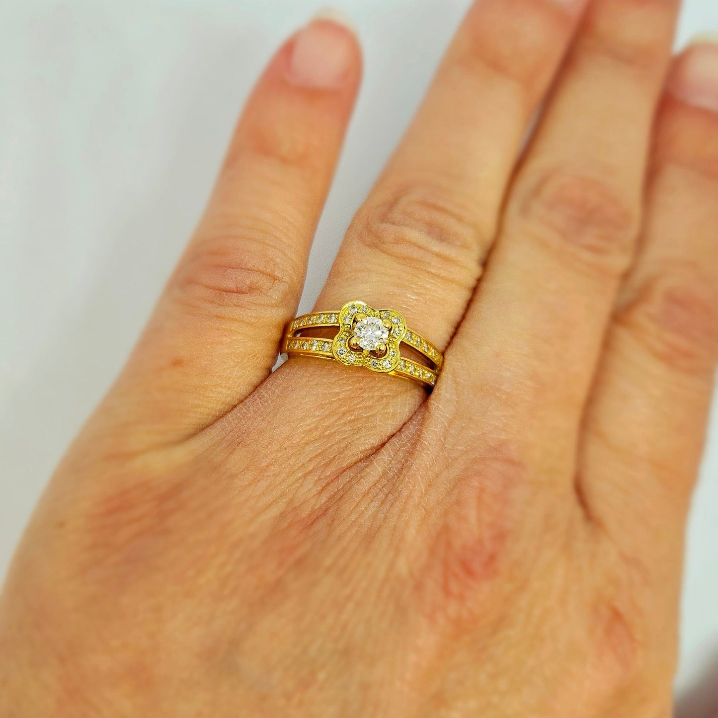 Bague Mauboussin Chance of Love n°2 en Or jaune et diamants