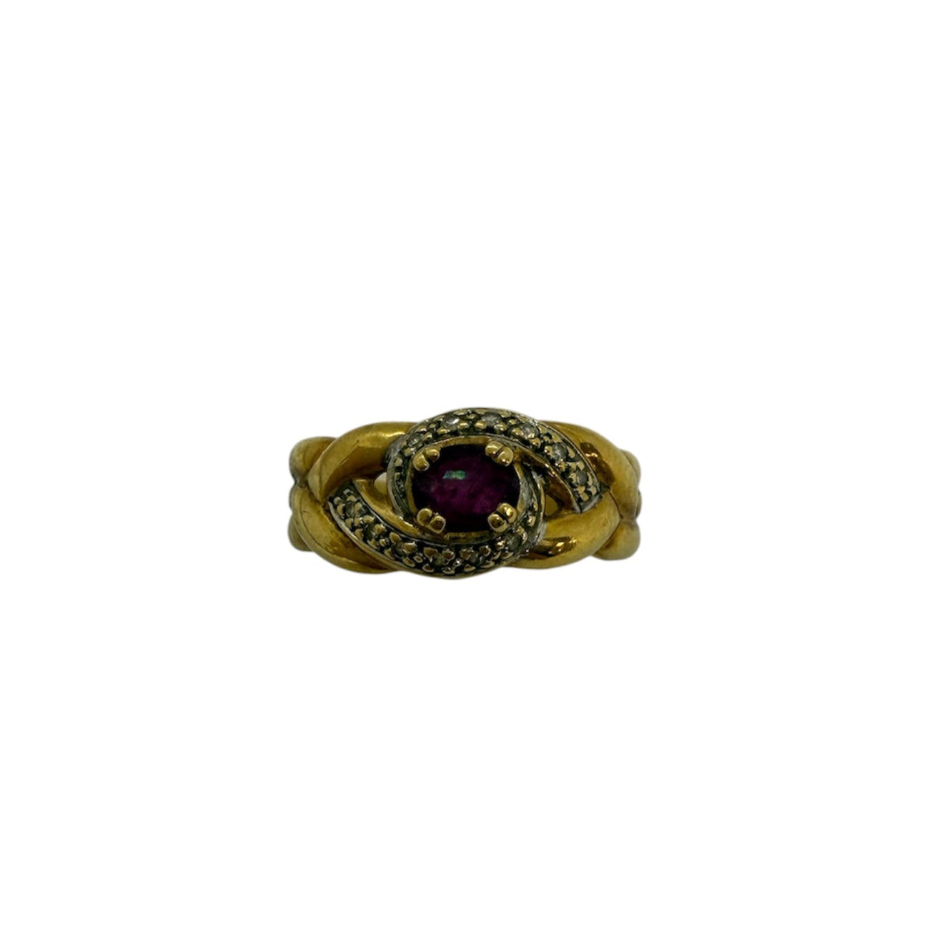 Bague en Or Jaune 18K Taille-52