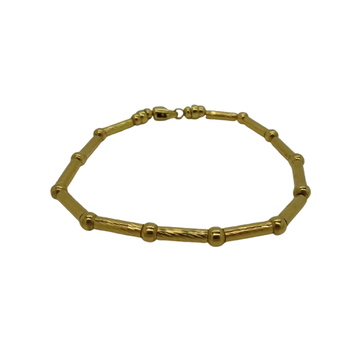 Bracelet en or jaune 18K 10.59 Grs
