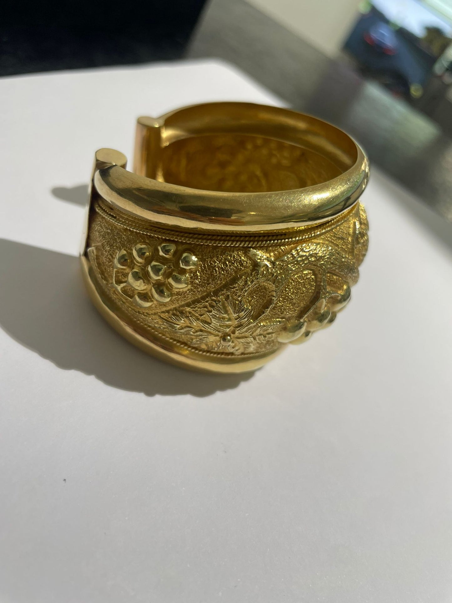 Bracelet Jonc Or Jaune 18K 52.1 Grs