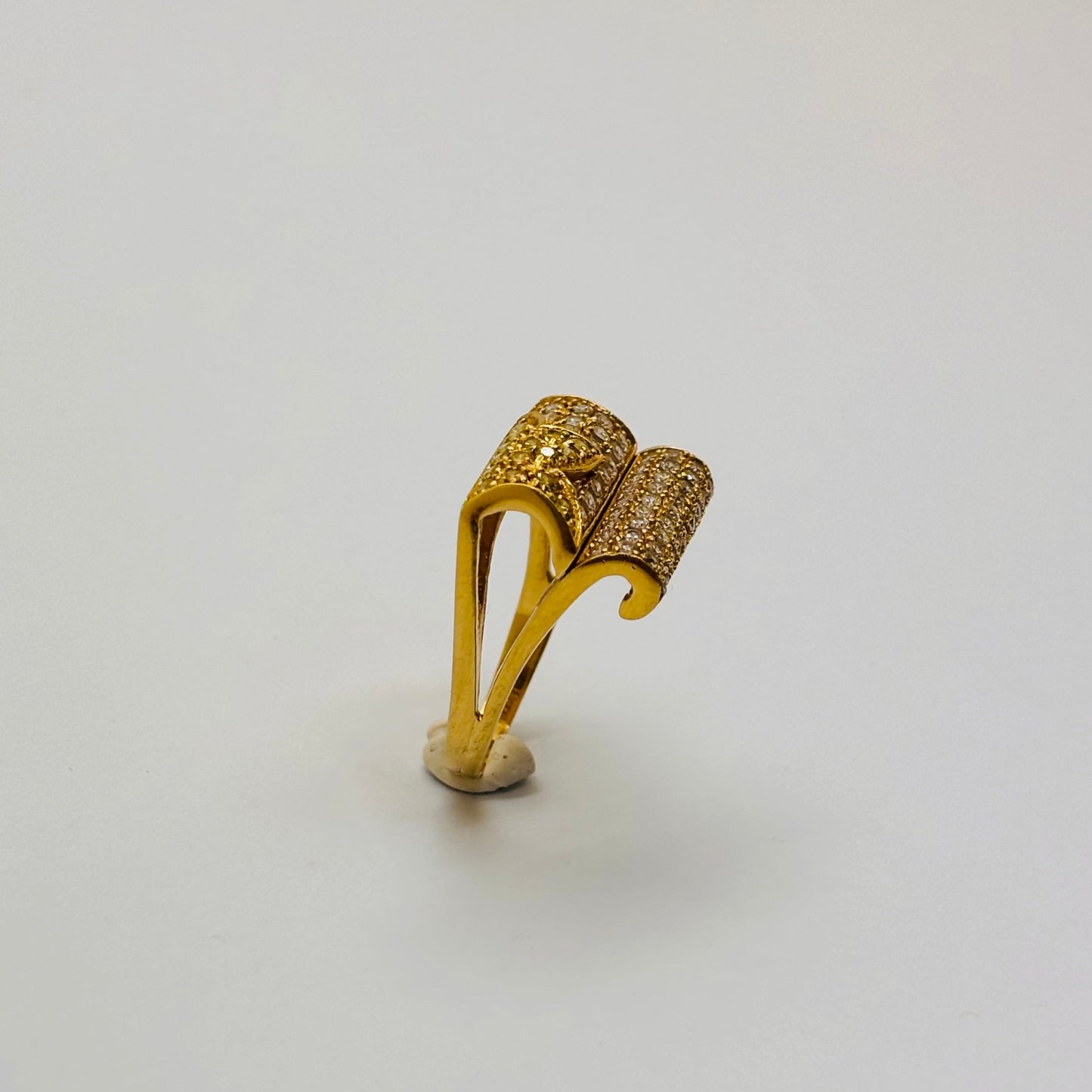 Bague en or jaune 18K Taille-59