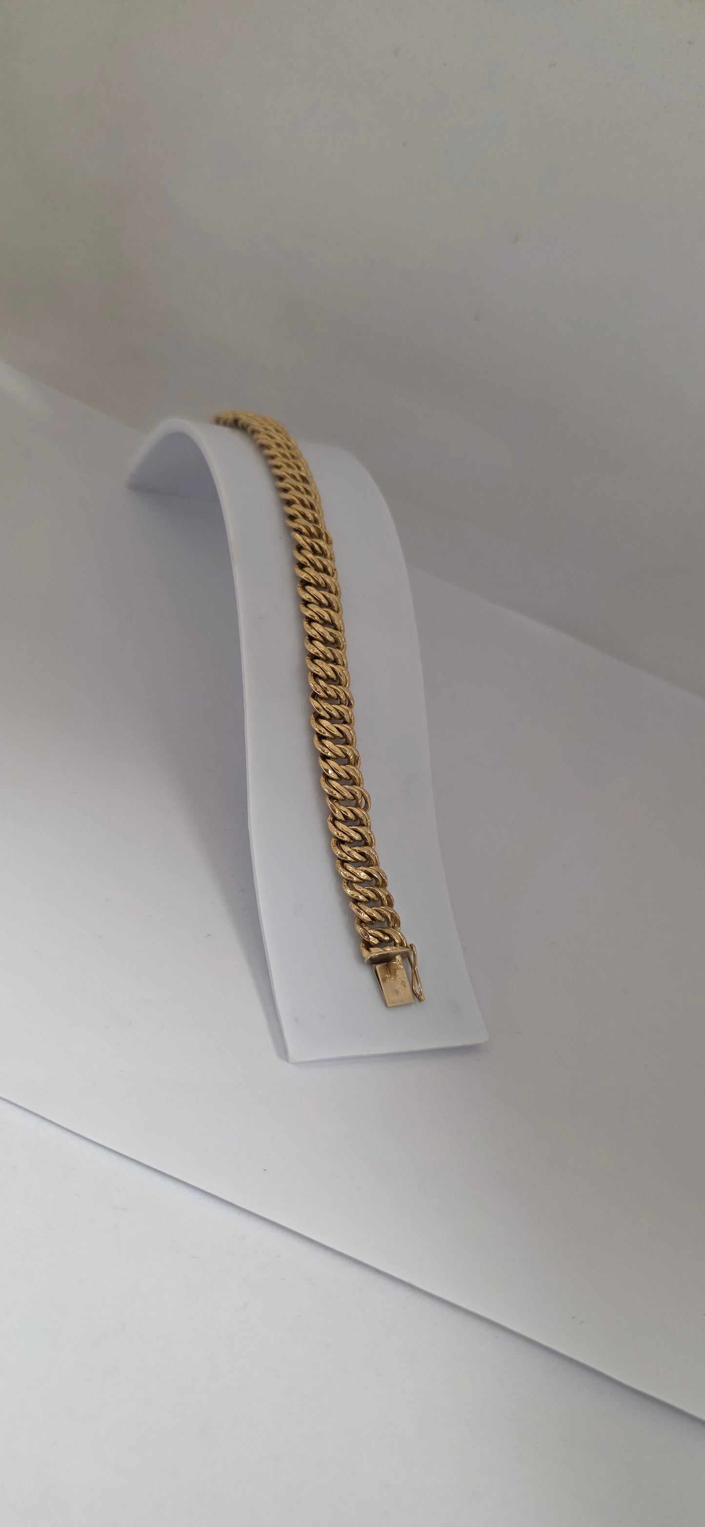 Bracelet Gourmette en Or Jaune 18K 16.4 Grs