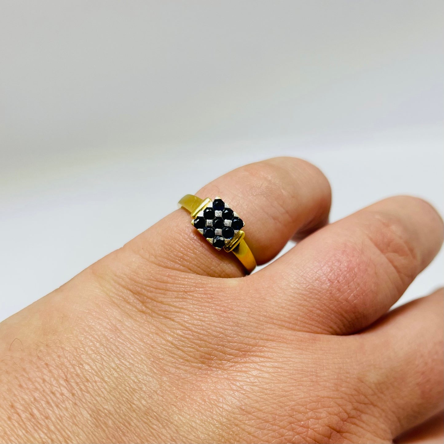 Bague en Or Jaune 18K Taille-52.5
