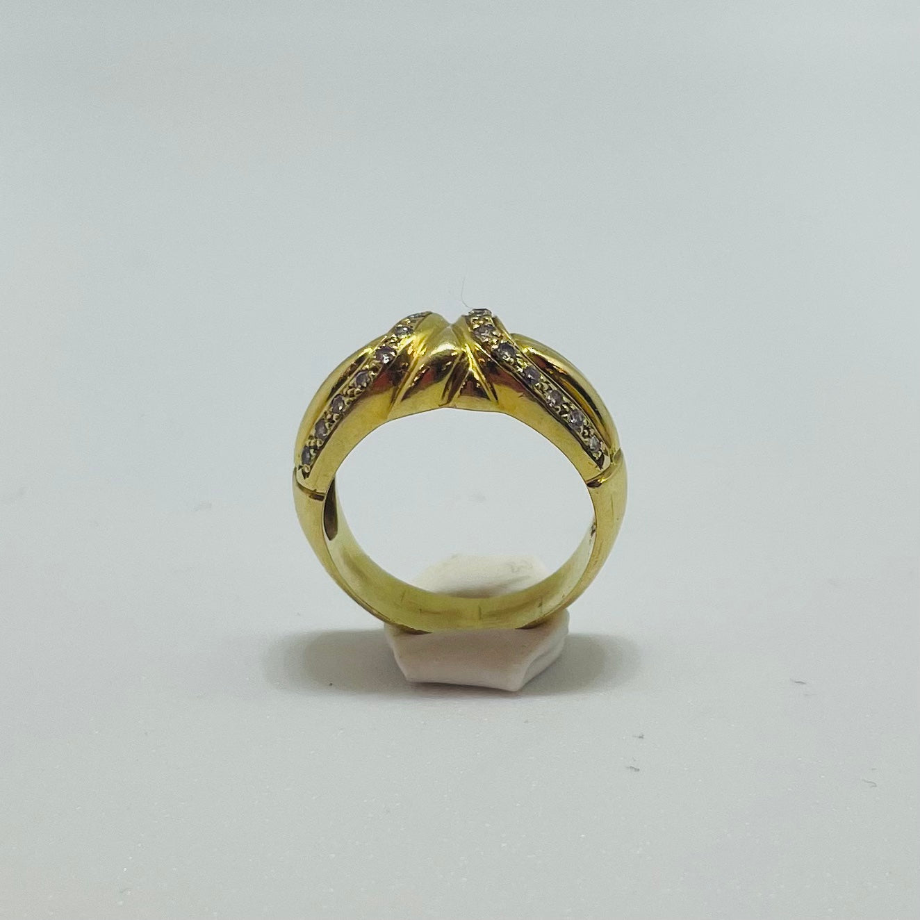 Bague en Or Jaune 18K Taille-52