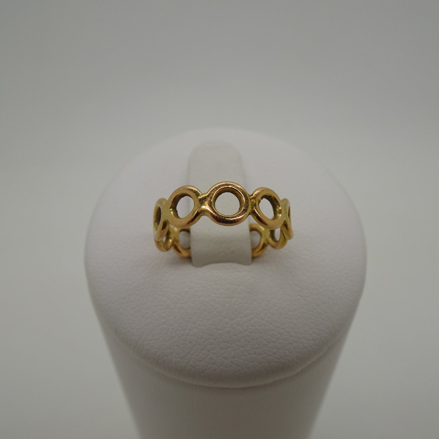 Anneau en or jaune 18K Taille-45