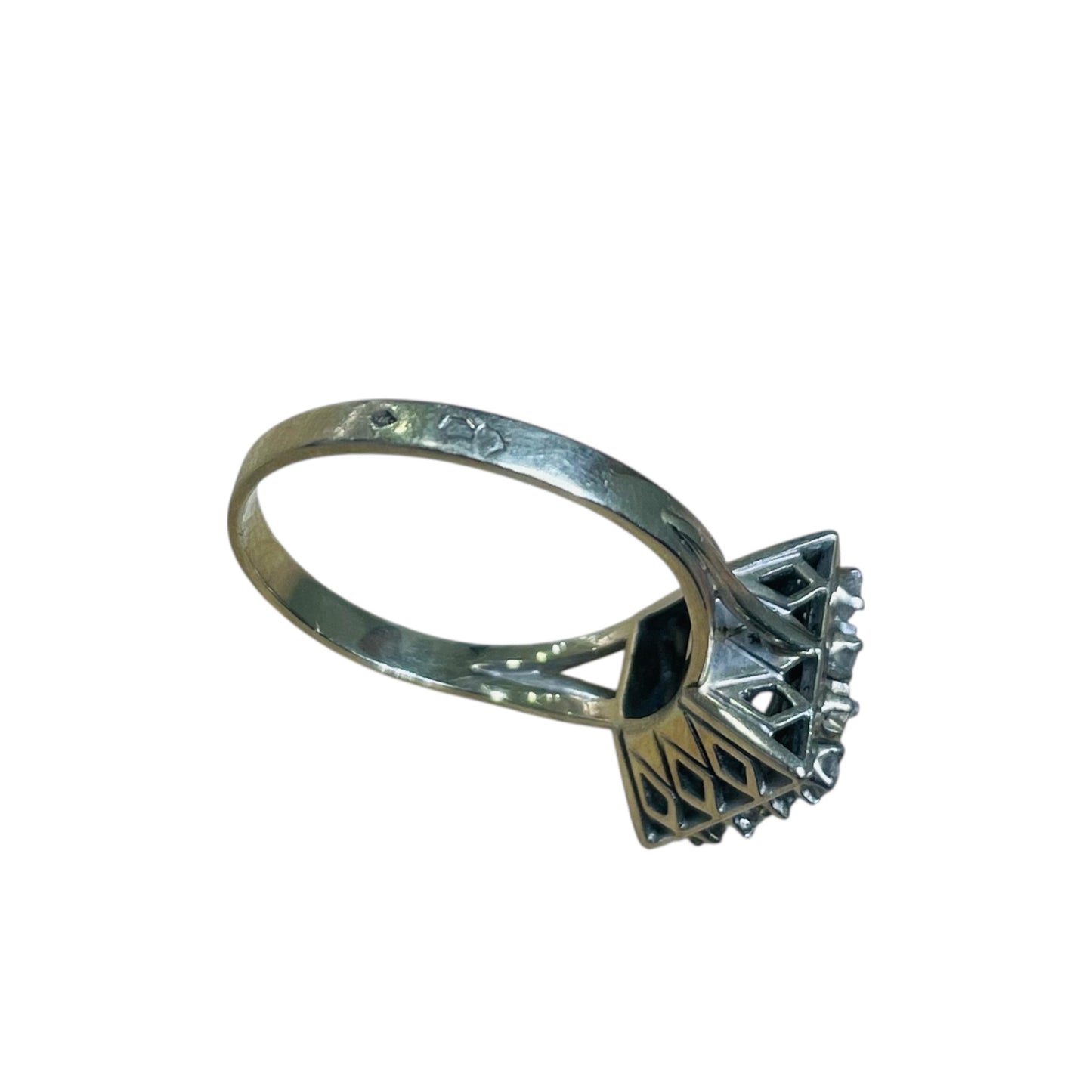 Bague Chou en Or Blanc 18K Taille-55
