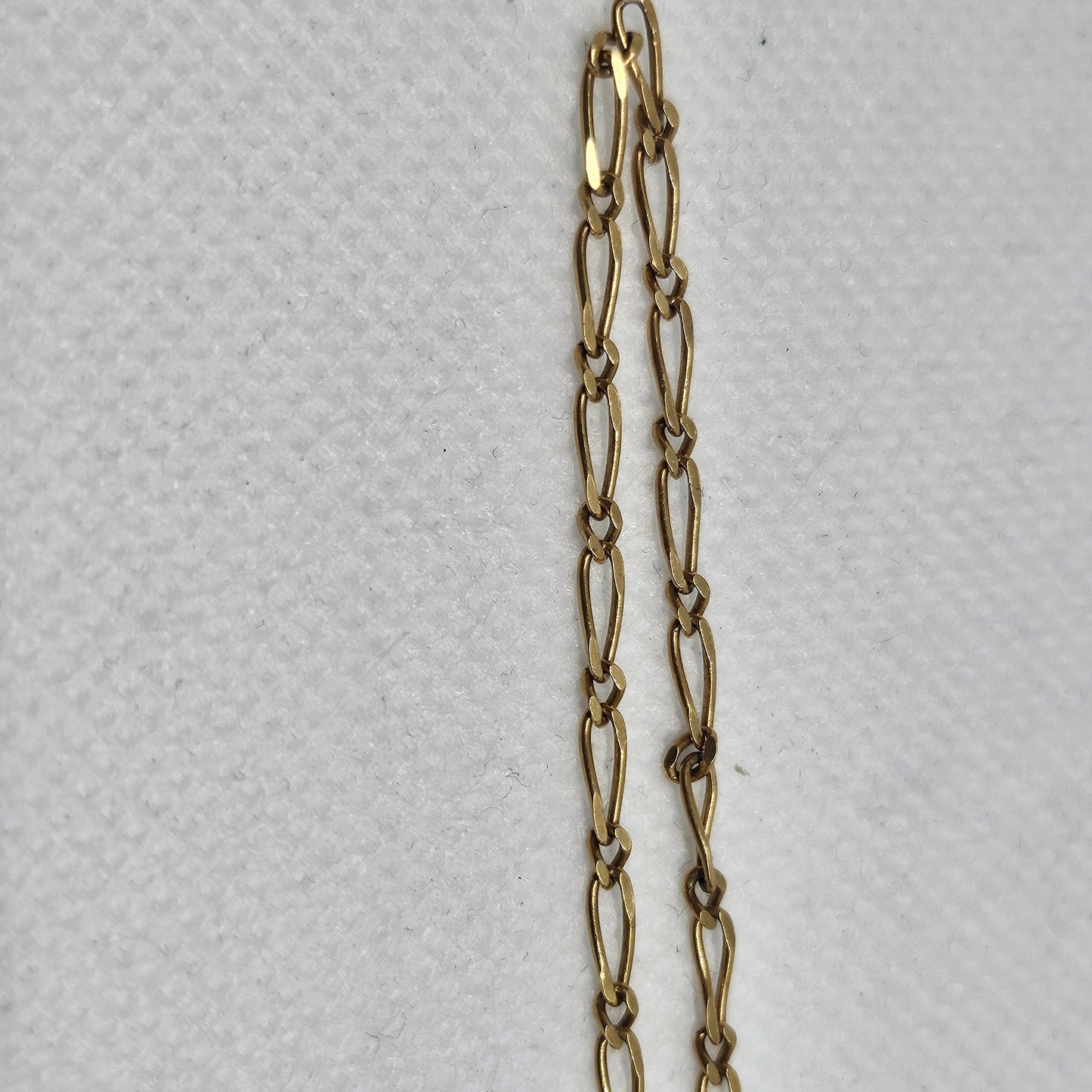 Collier en Or Jaune 18 Carats, Maille Cheval Torsadée Longueur -45