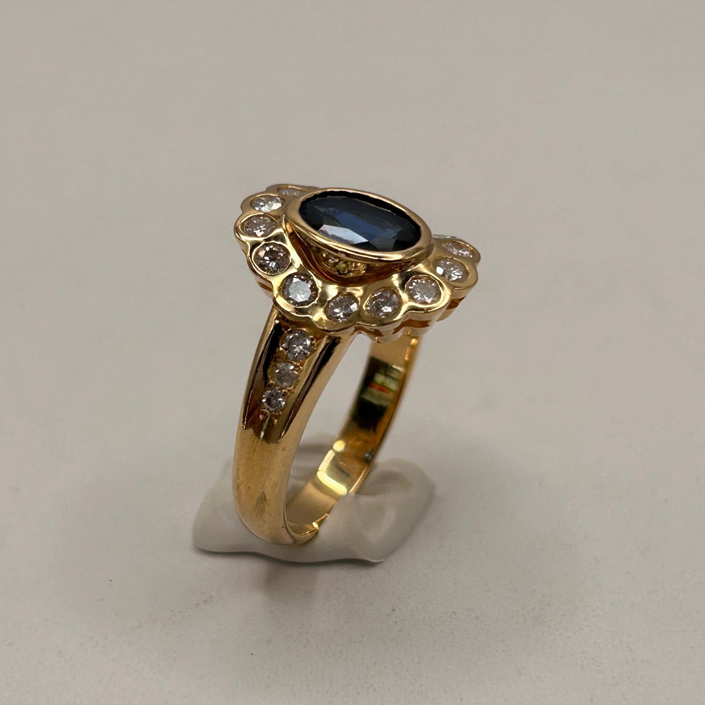 Bague en Or Jaune 18K Taille-54