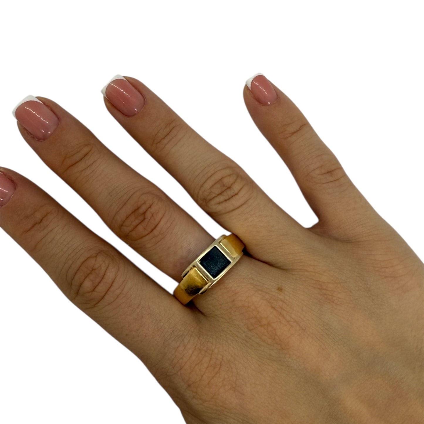 Bague en or jaune 18K Taille-62