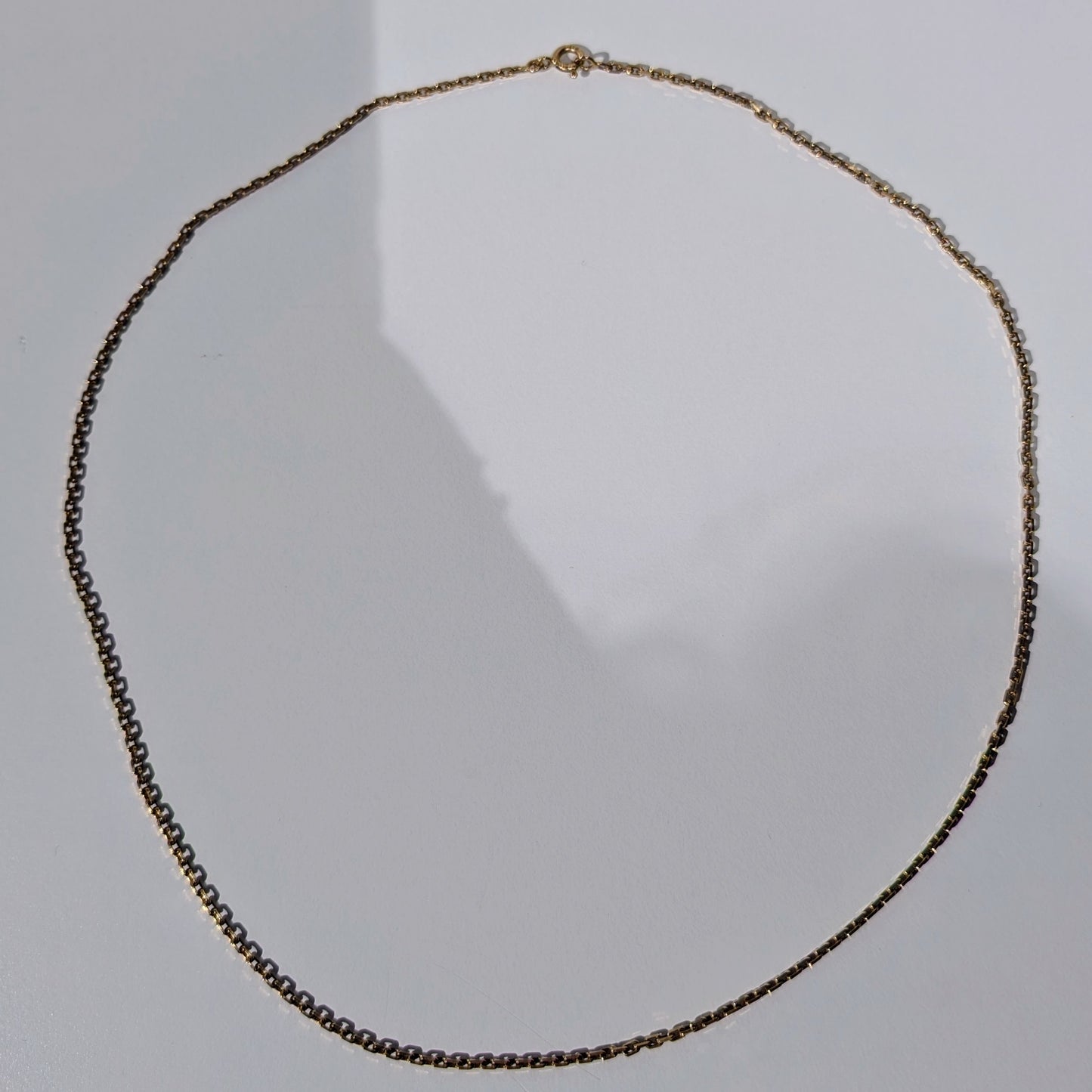 Collier Princesse Or Jaune 18K Lg 50cm maille Froçat