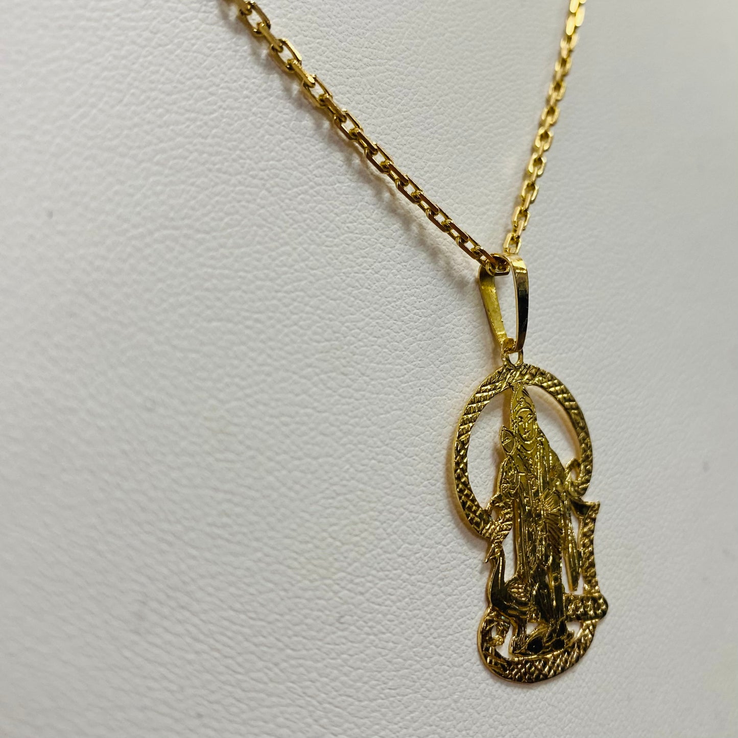 Pendentif Muruga en Or Jaune 18K symbole spirituel