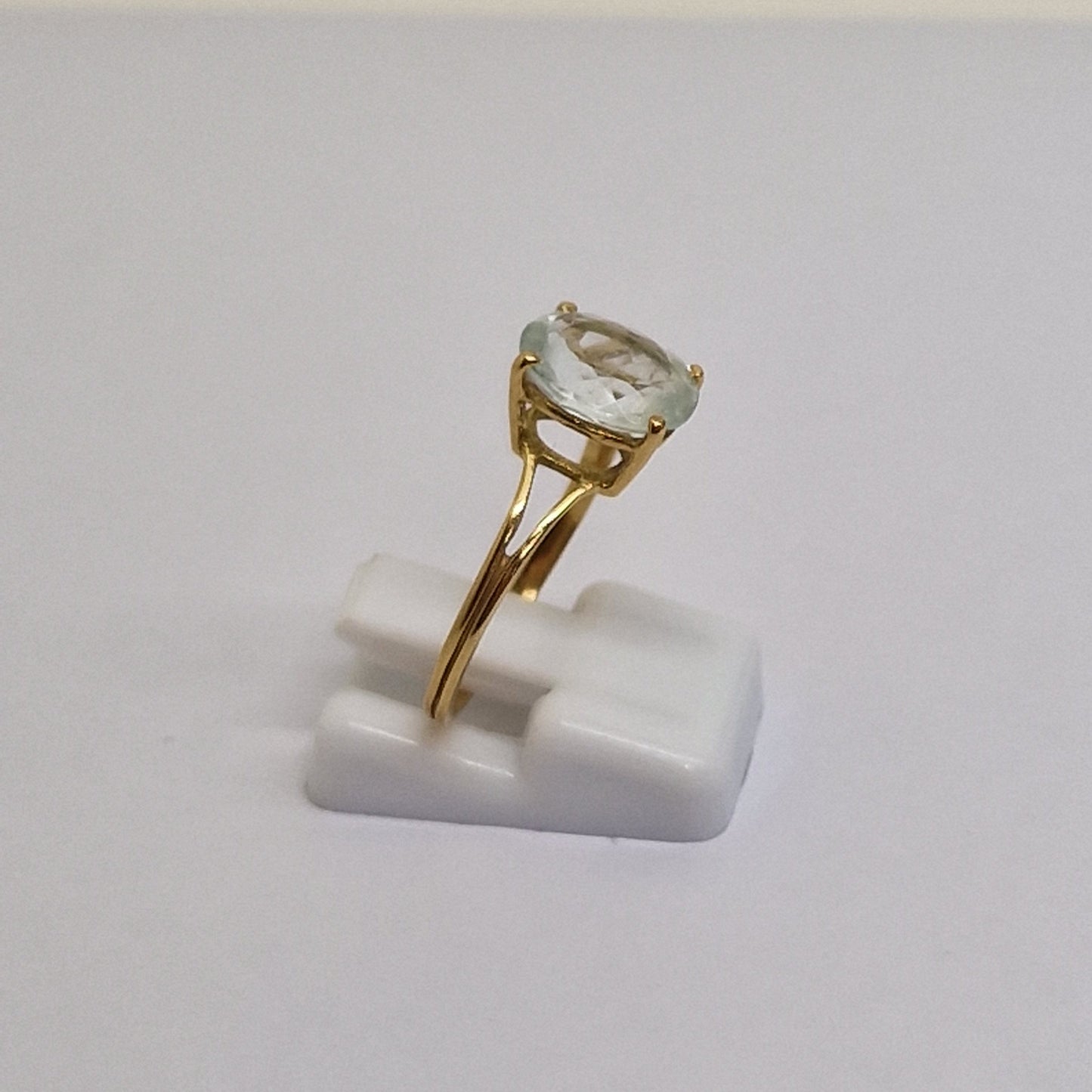 Solitaire en Or jaune 18K Taille-56