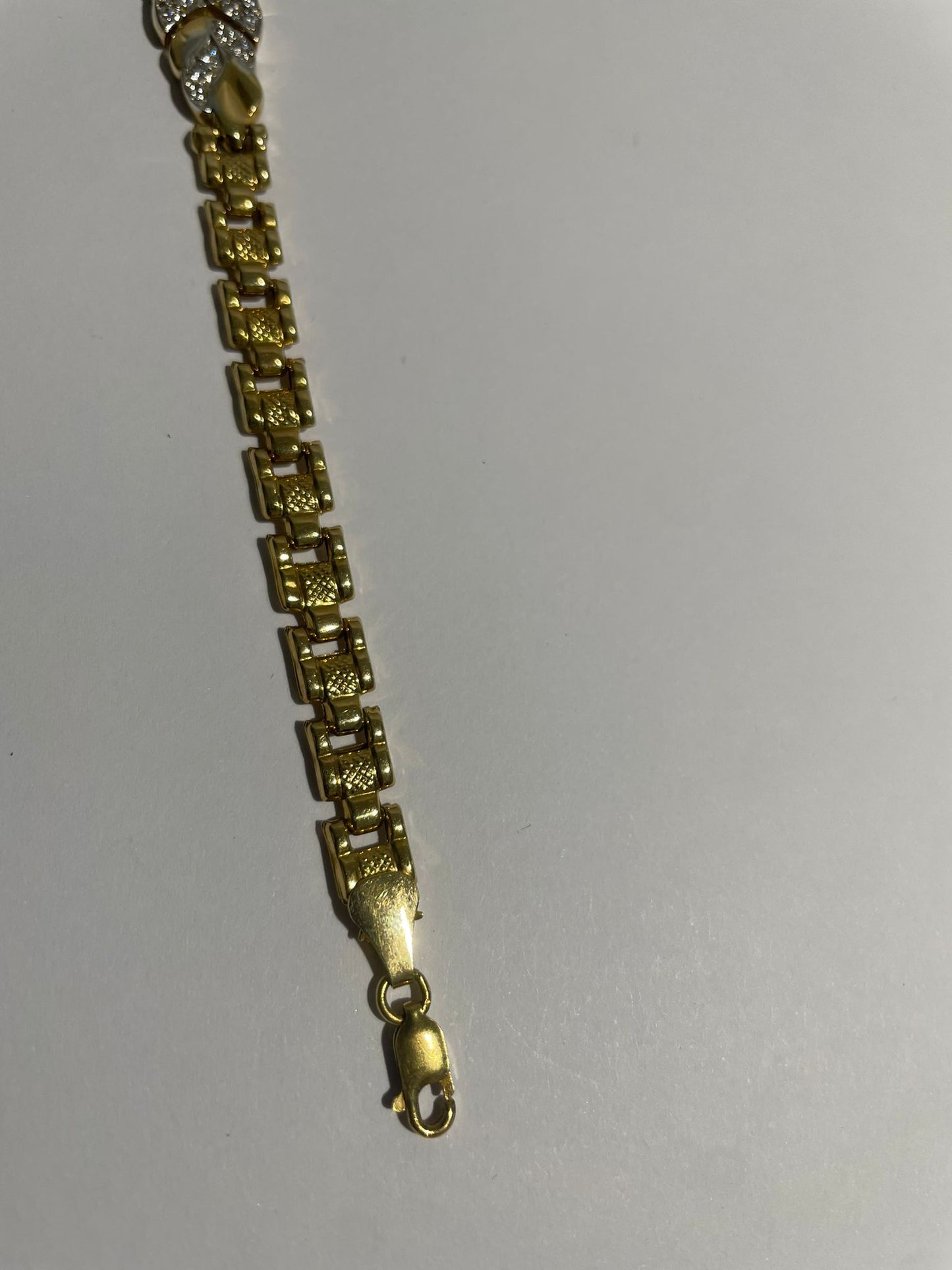 Bracelet Maillon Vénitien Or Jaune 18K 13.31 Grs
