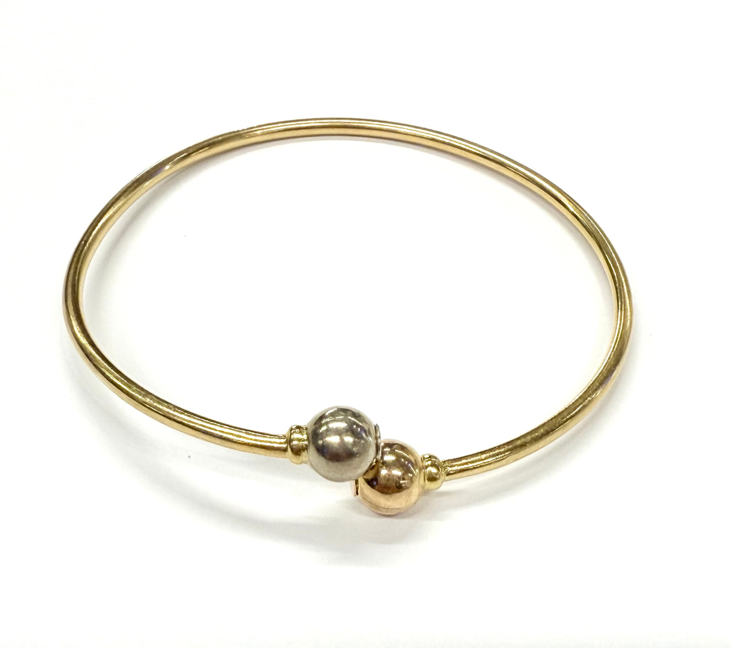 Bracelet Jonc 3 Ors 18K ⌀6,5